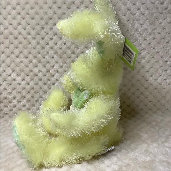 Vintage Loblaws 2004 Plush Yellow Green Bunny Rabbit Stuffed Animal Toy w Tags - Picture 3 of 13